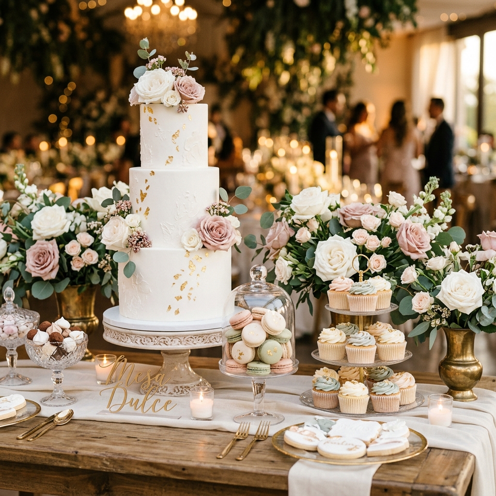 Mesas dulces y decoración